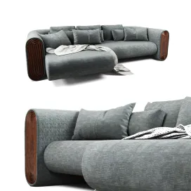 Cr union corner unit sofa